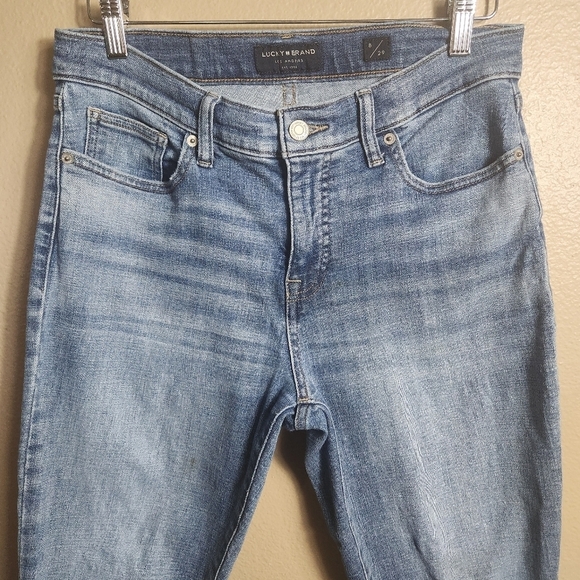 Lucky Brand Womens Ava Medium Wash Midrise Crop Jeans-Size 8/29 - Picture 3 of 15